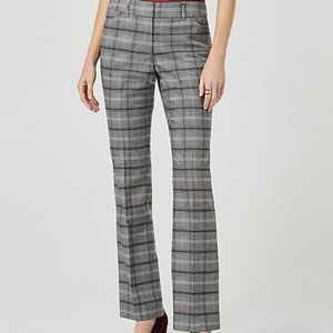 Check Print Viscose Blend Pant
